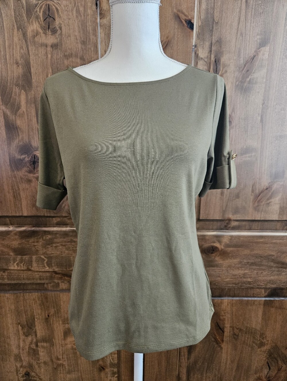 Michael Kors Smoky Olive Top
